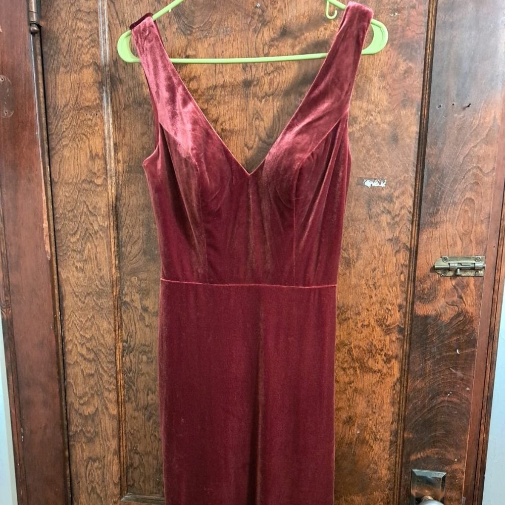 Revelry Dakota Velvet Dress - Romantic Rose